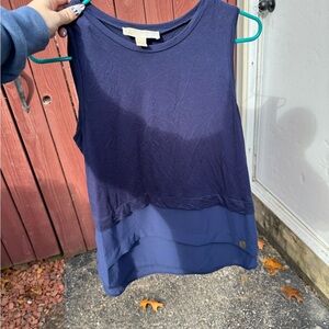 Michael Kors Deep Blue Tank Top
